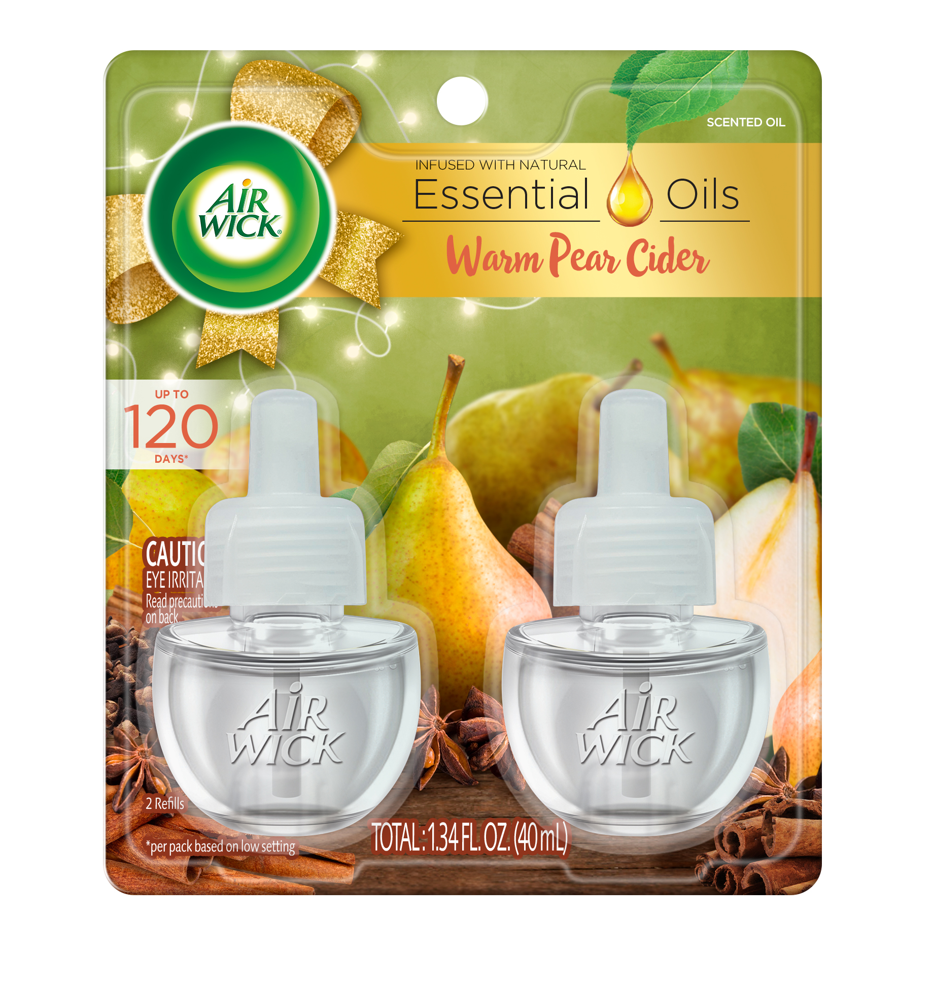 AIR WICK Scented Oil  Warm Pear Cider Discontinued